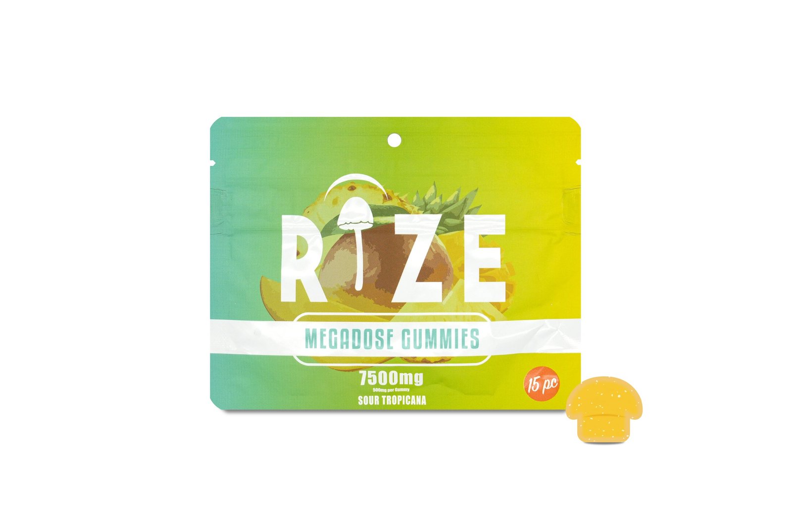 7500mg Sour Tropicana Rize Gummies