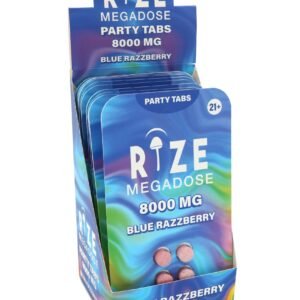 10 Pack – 4pc 8000mg Blue Razz Party Tabs